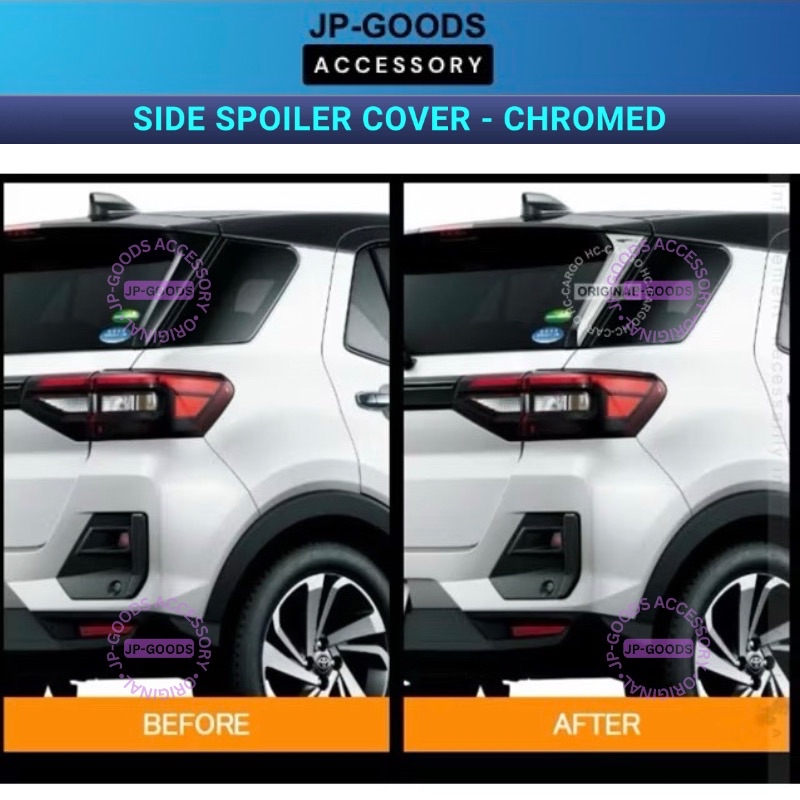 Perodua Ativa Rear Spoiler Chrome Garnish Accessories Exterior ...