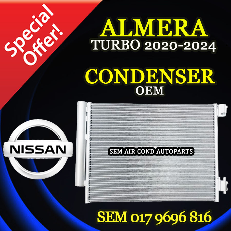 NISSAN ALMERA TURBO 2020-2024 YEAR OEM NEW CONDENSER/ KONDENSER (CAR ...
