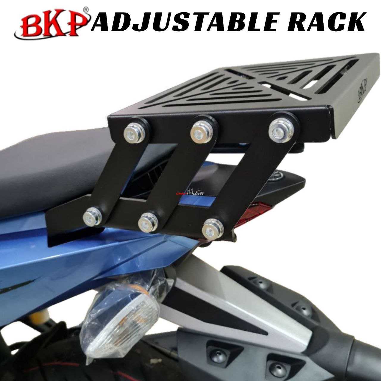 BKP Adjustable Besi Rack Motorcycle Rack Lipat YAMAHA 135LC V2-V7 Fi V8 ...