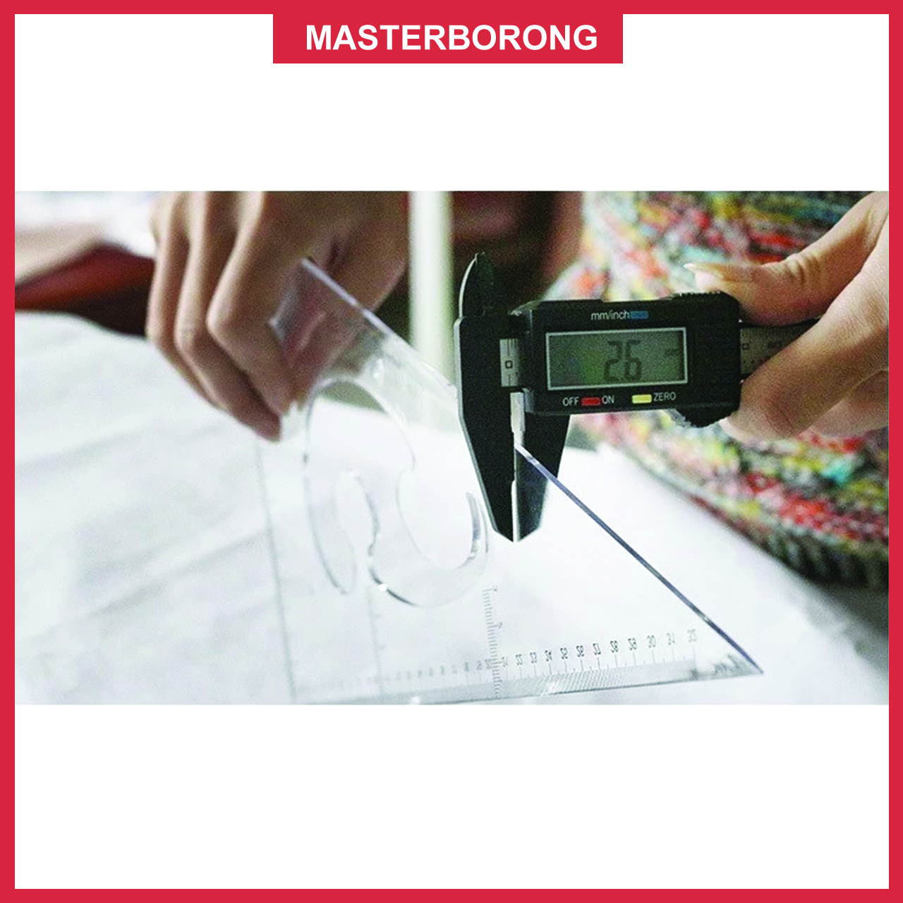 XDJ Architecture Hypotenuse Triangle Ruler Designer Student Acrylic ...