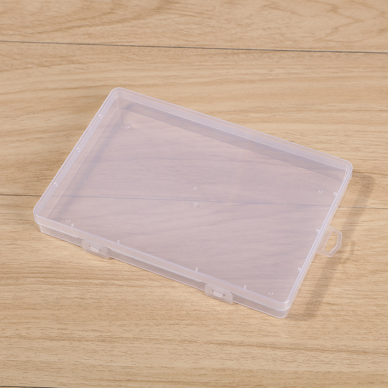 Empty PP Transparent Plastic Box Multi Use Organizer Name Card Holder ...