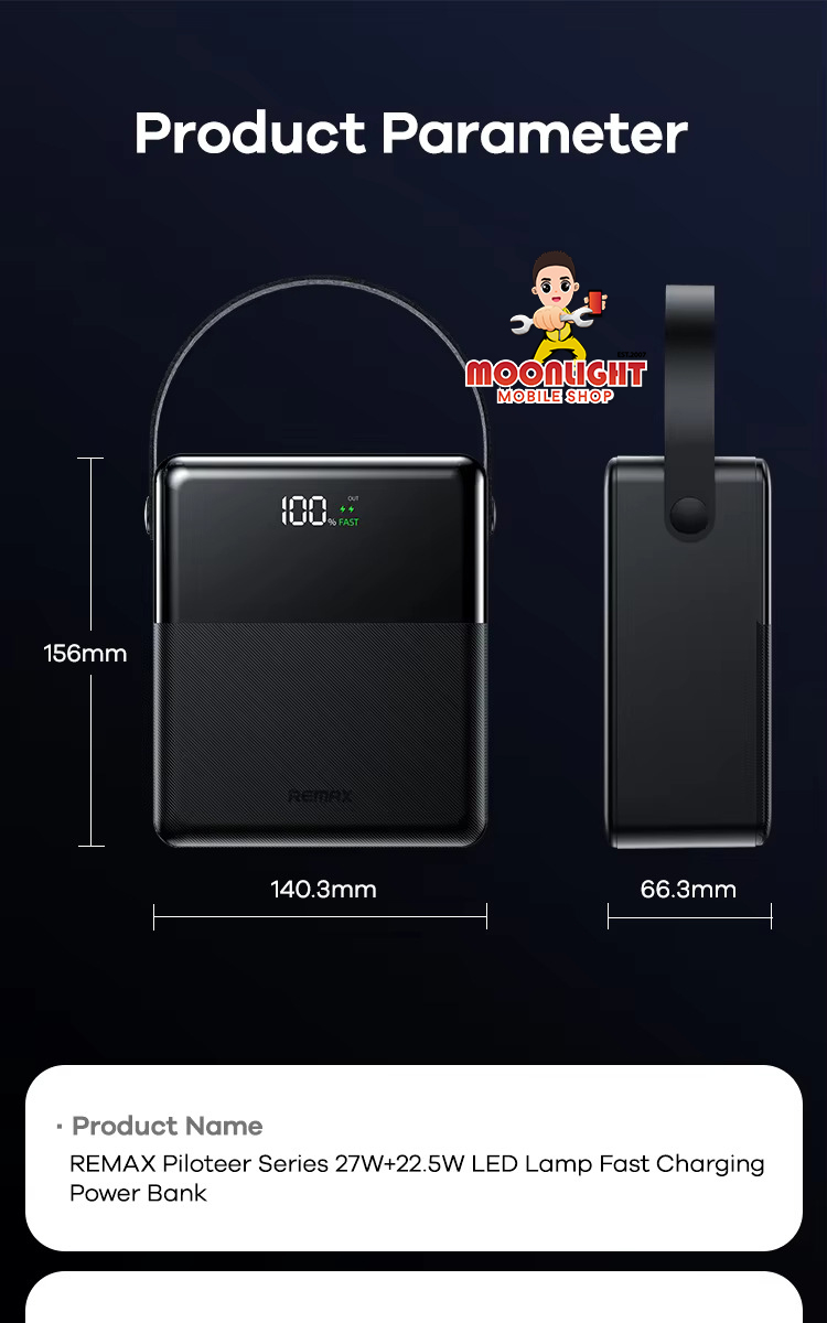 REMAX 100000mAh Power Bank 100k Powerbank Charger USB Type C Usb C ...