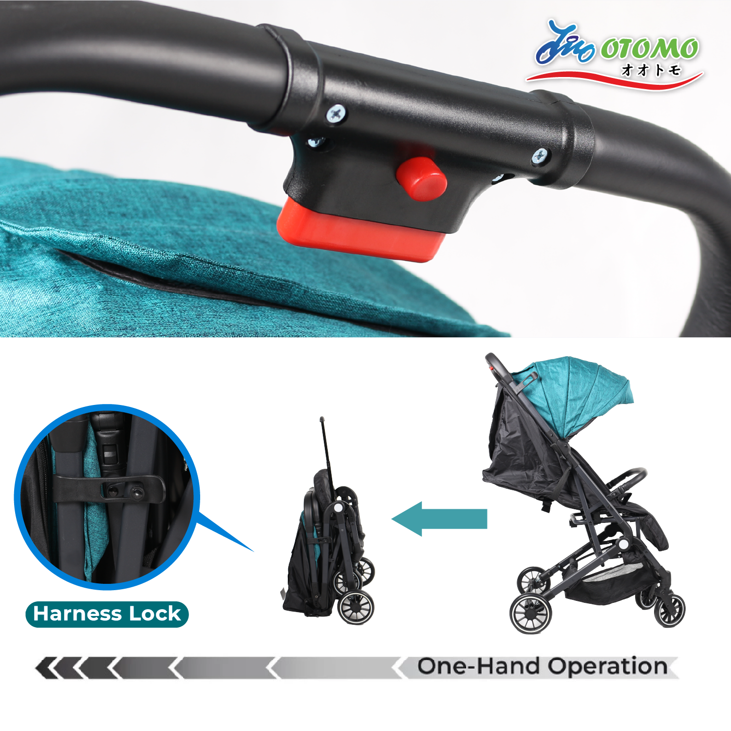 Otomo Baby Compact Stroller Cabin Lightweight New Born Stroller (Travel ...