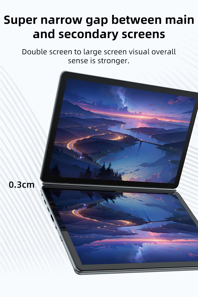 2 in 1 N100 Touch Screen 10.95 Inch 360° Flip Laptop Intel N95 Win 11 ...