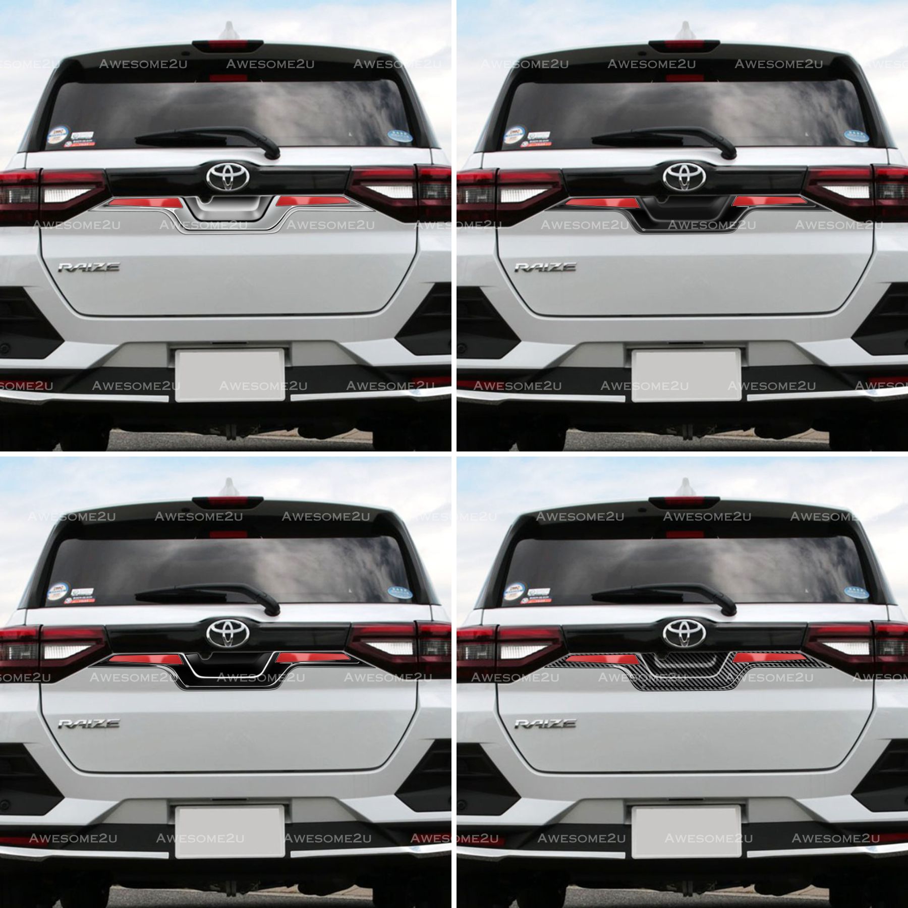 Awesome2u Perodua Ativa Sportivo Back Door Handle Bowl Rear Bonnet ...