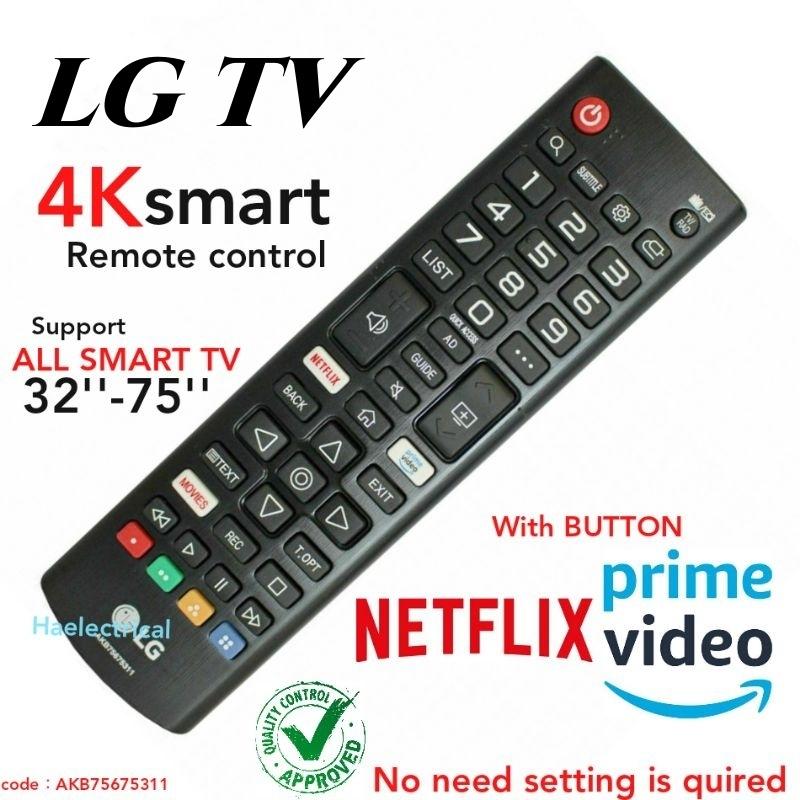 AKB75675301 Télécommande Remplacée Convient Pour LG Tv 32lj610v 43lj594v 43lj614v 43lj624v 43lj634v 43uj634v 43uj635v 43uj651v 43uj670v 49lj594 55uj670v 60uj630v 60uj634v 65uj651v 75uj675v