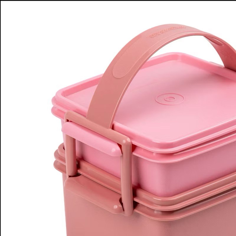 Tupperware Double Deep With Cariolier 1.7L/ Jumbo goody box/ Tupperware ...