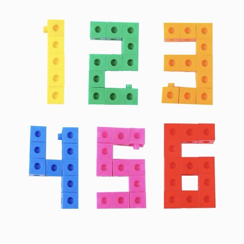 Number Block Toys for Kid 100 pieces Mathlink Cube Number Block ...
