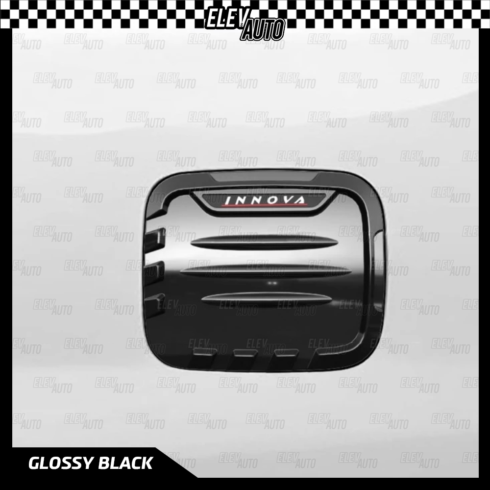 Toyota Innova 2005 - 2015 Fuel Cap Cover Tank Cap Trim Carbon Chrome ...