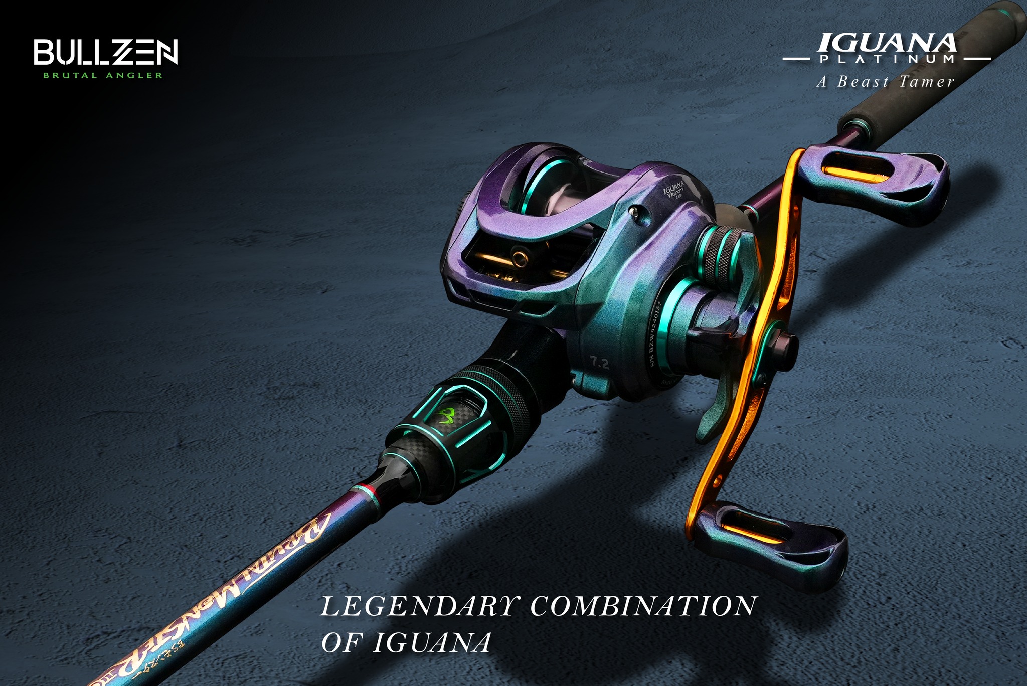 Reel Bullzen Iguana Rod 2025 BULLZEN IGUANA PLATINUM JIGGING ROD