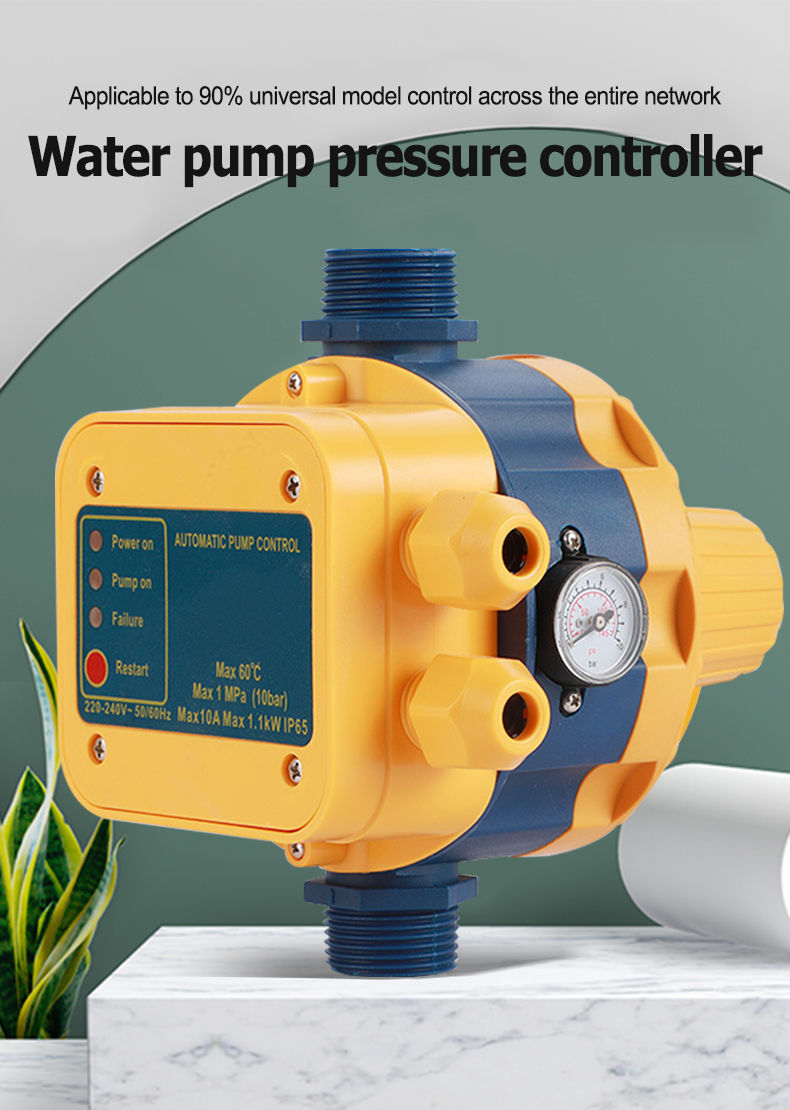 Automatic Water Pump Pressure Switch Controller 1500W 16A Regulator ...