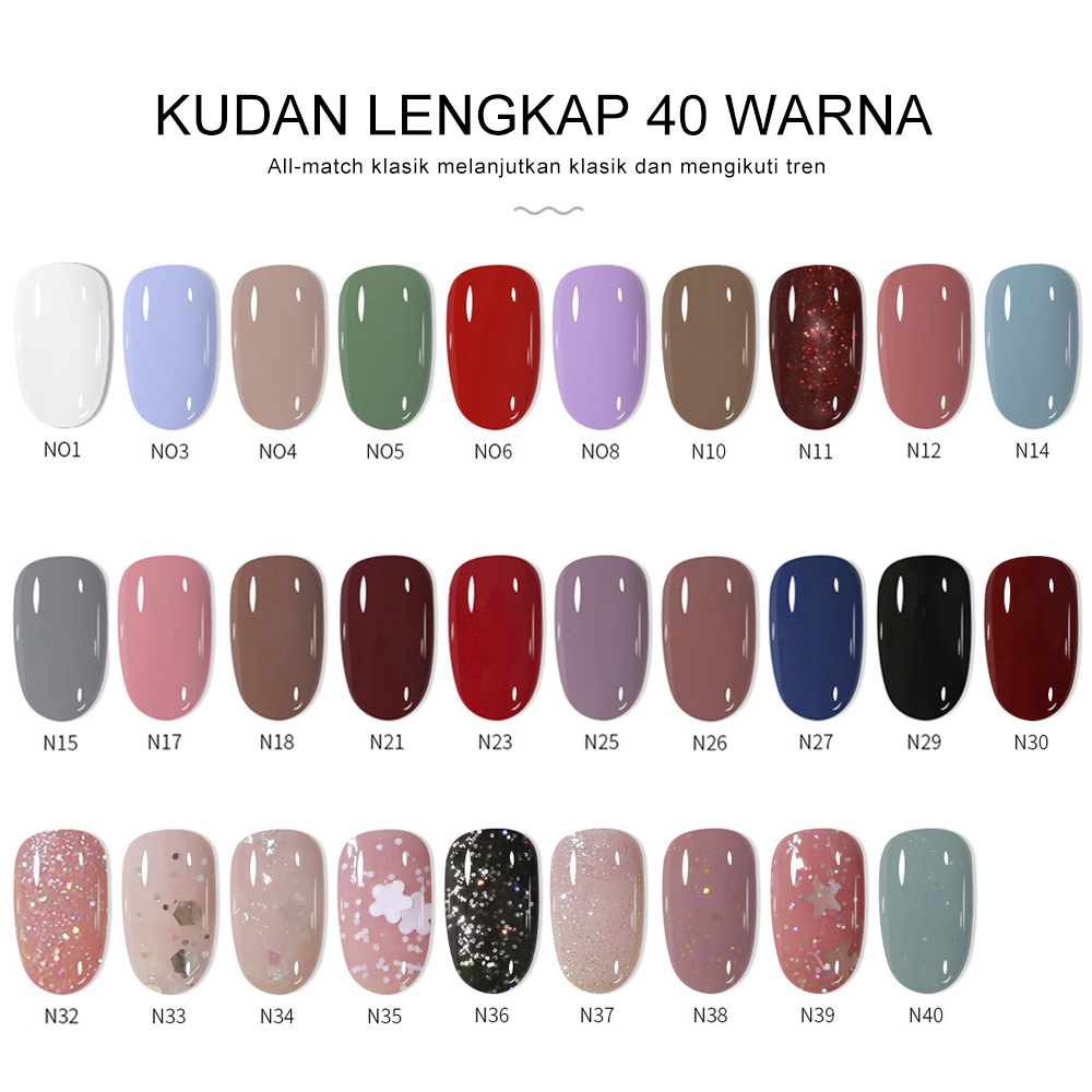MY Ready Stock 】KUDAN 10ml Nail Polish Peel Off Kudan No-bake Nude ...