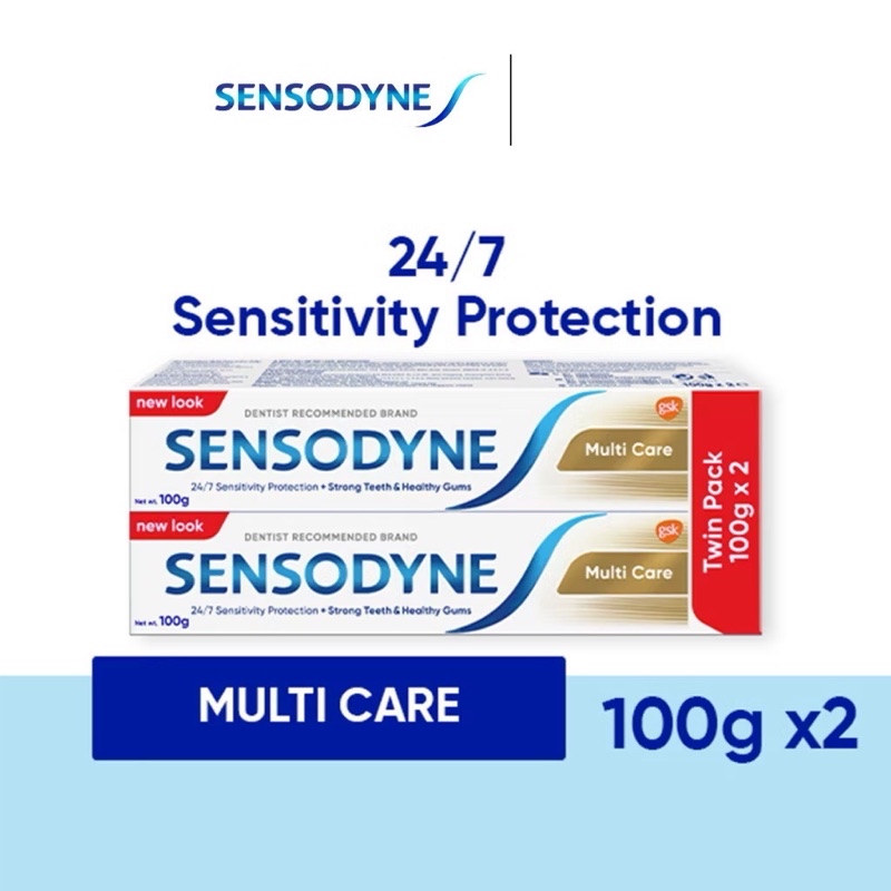 Sensodyne 24/7 Sensitivity Protection Fluoride Toothpaste Multi Care ...