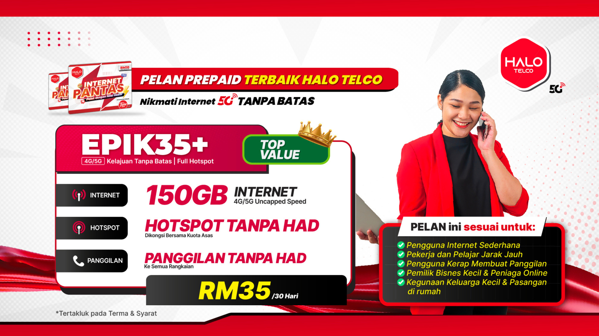 🔥 SimKad Halo Telco TuneTalk - Unlimited Data, Speed & Call - SimCard ...