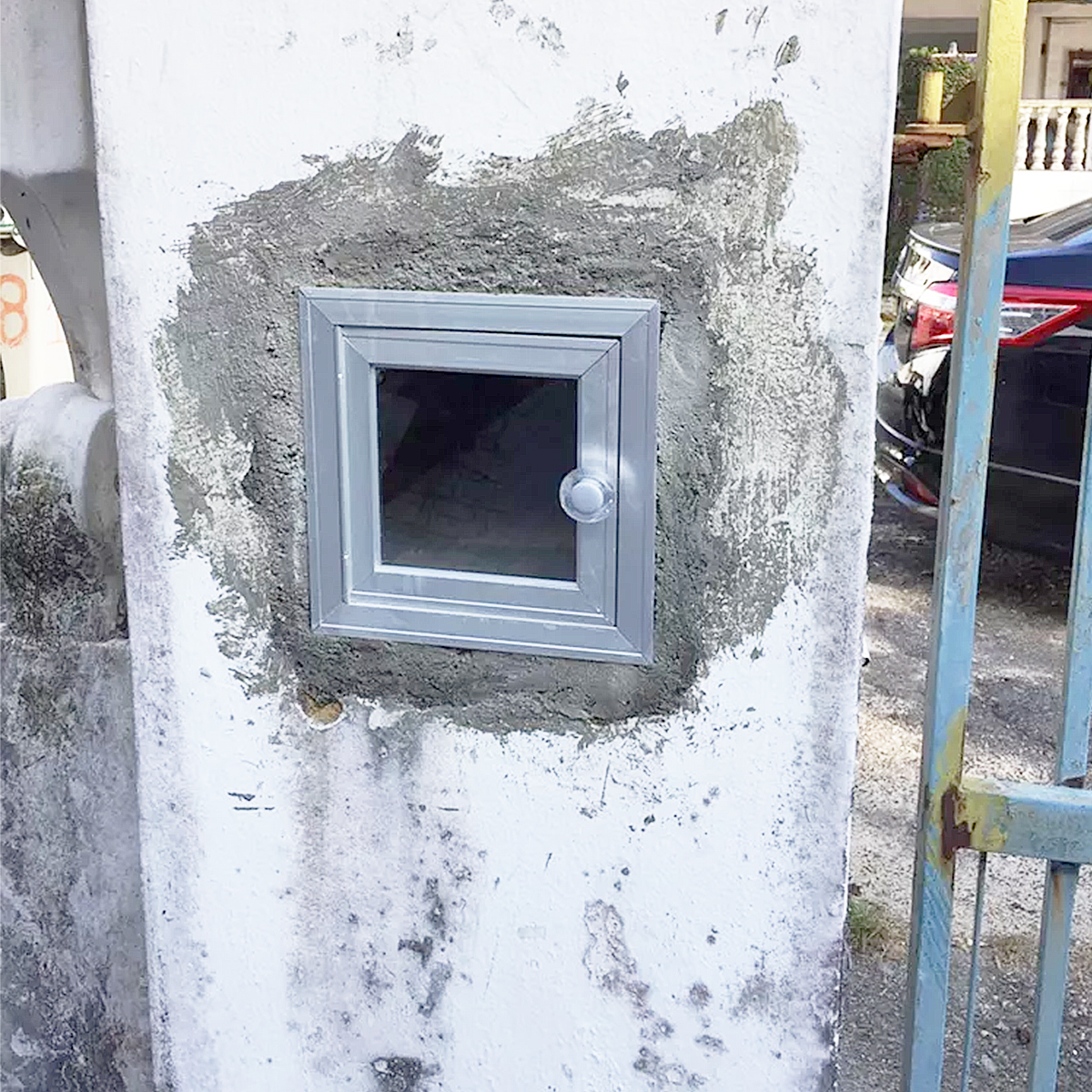 Home Store Aluminium Post Box/Mail Box/Letter Box Front: 95MM (W) x ...