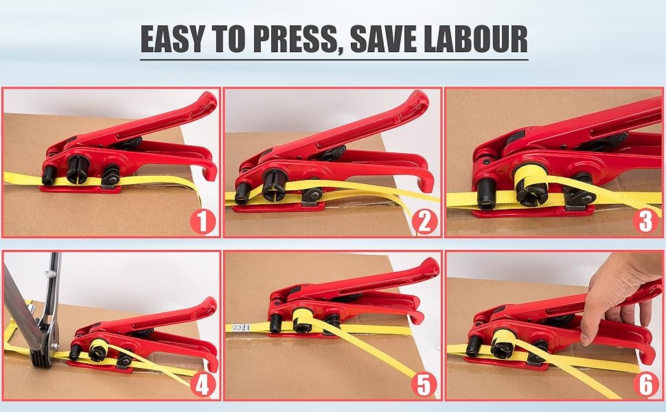 Manual Stfapping Packaging Kit Heavy Duty PET PP Strapping Plier ...
