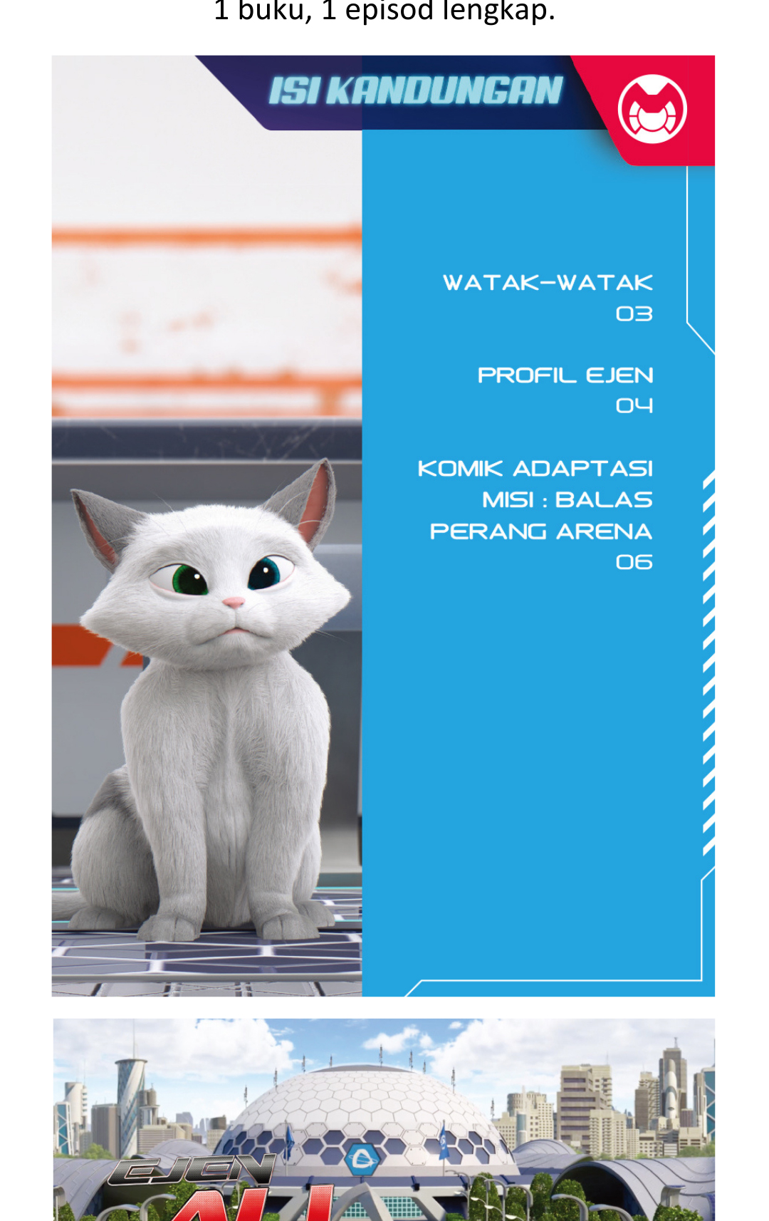 Komik Ejen Ali Season 3 EP 4 Misi Balas Perang Arena Komik Adaptasi 3 ...
