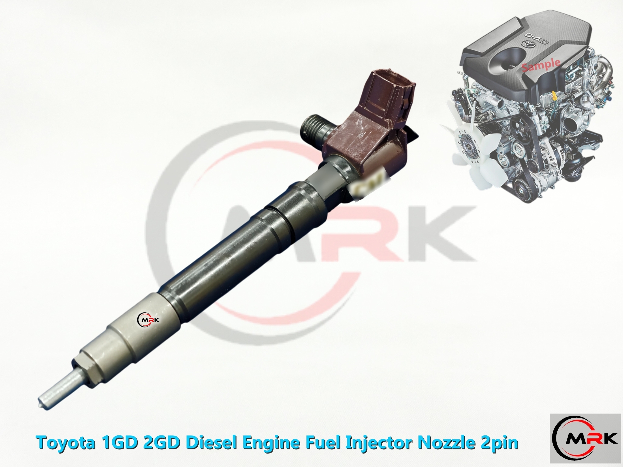 Toyota 1GD 2GD Diesel Engine Fuel Injector Nozzle 2pin 23671-0E010 ...