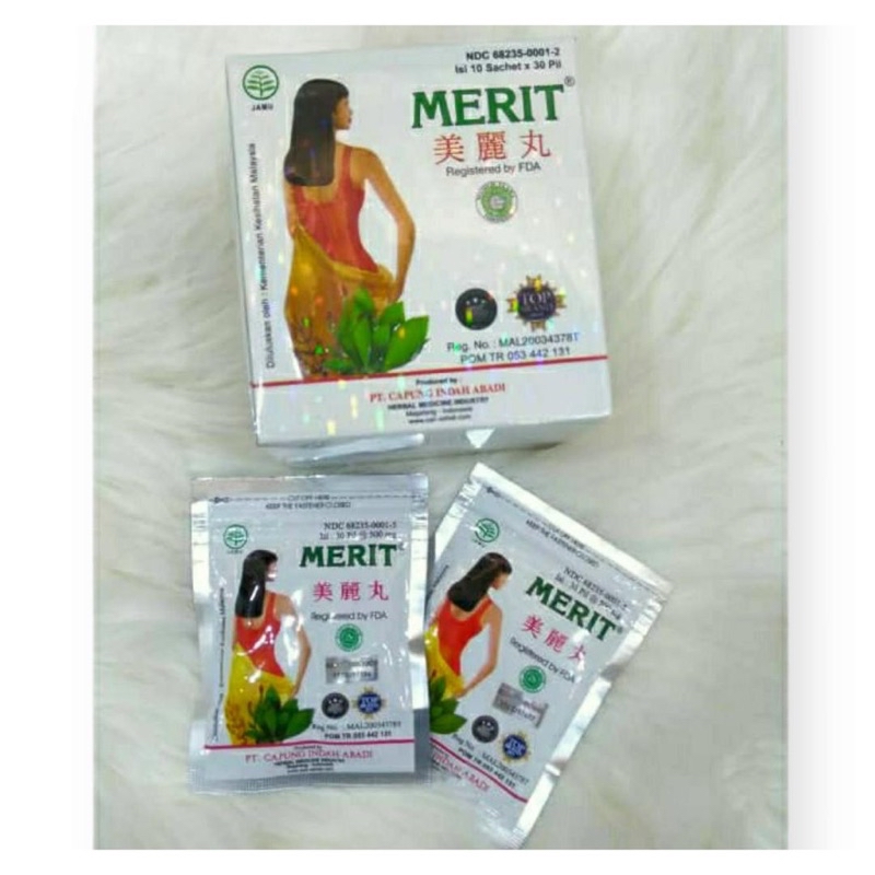 MERIT PIL Isi 10 Sachet @ 30 Pil ORIGINAL | Shopee Malaysia