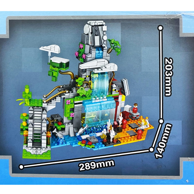 MG BLOCKS MG1215 My World Minecraft Series The Red Rock Mountain Bricks ...
