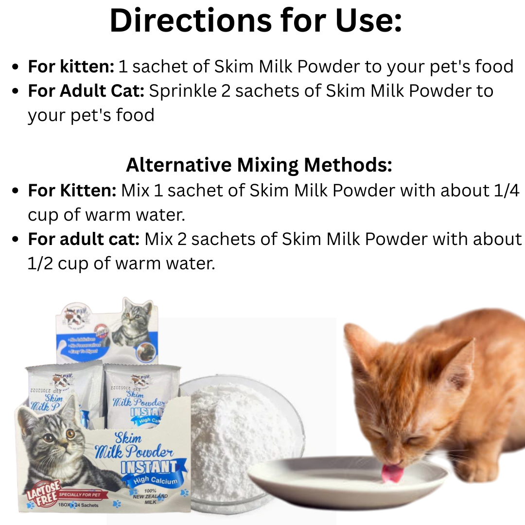 RICH CO Skim Milk Powder Instant for Cats Kitten / Susu Anak Kucing ...