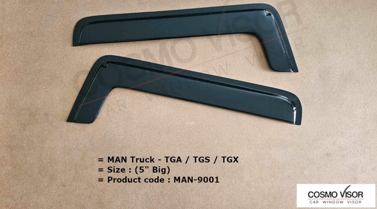 MAN Truck / Lorry (Model - TGA TGS TGX) Door Visor / Window Vent Visor ...