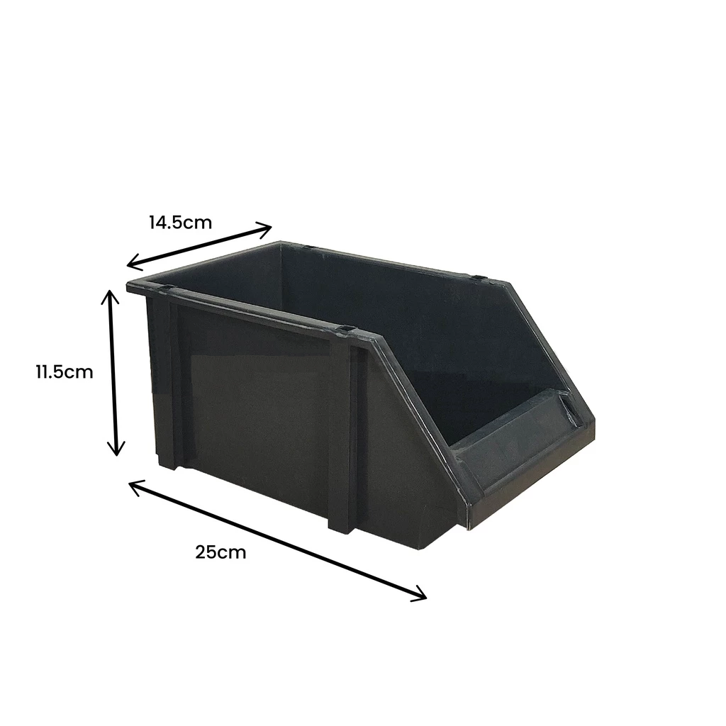 Plastic stackable parts bin for warehouse Multi Tools Box tool storage ...
