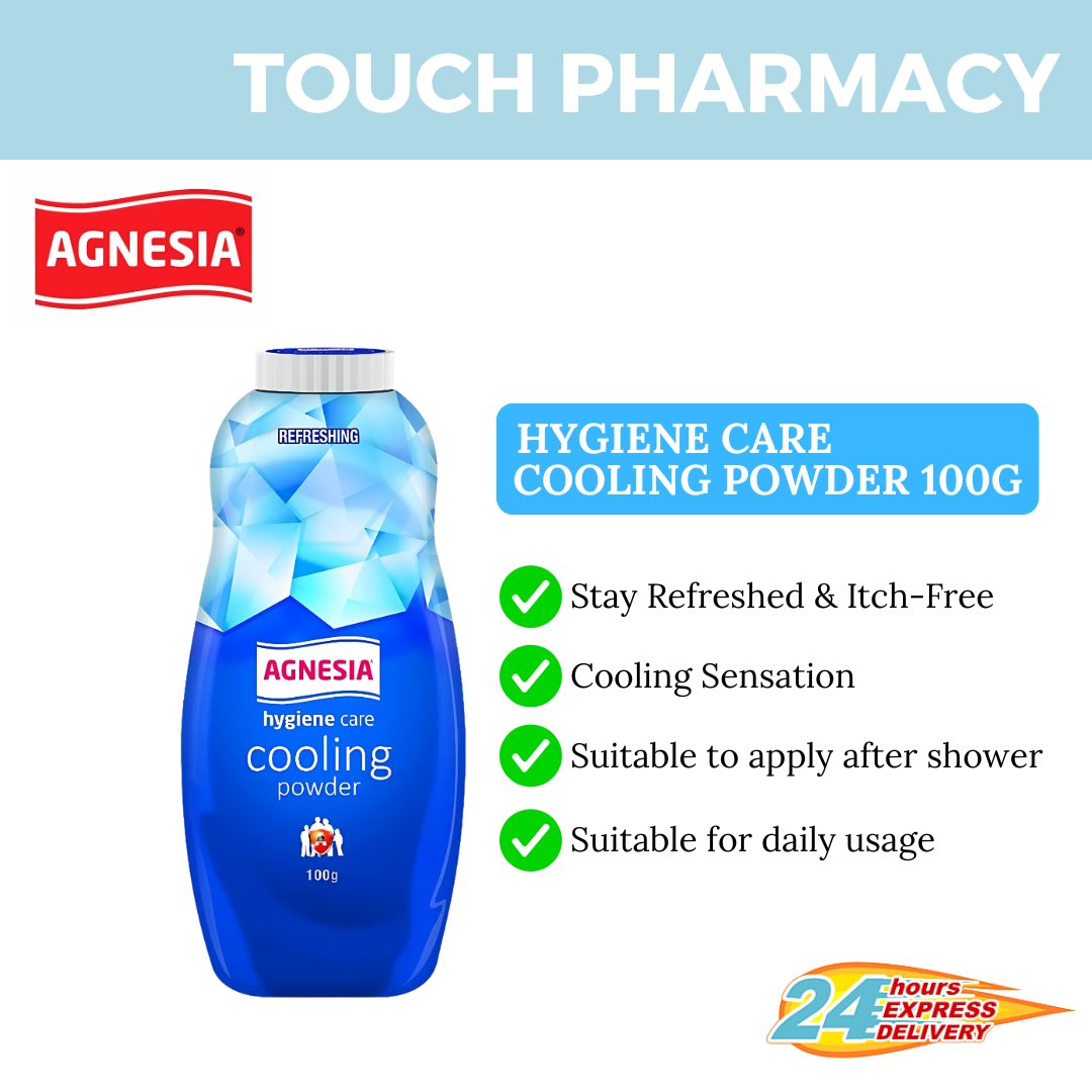 AGNESIA Hygiene Care Cooling Powder 100G | Shopee Malaysia