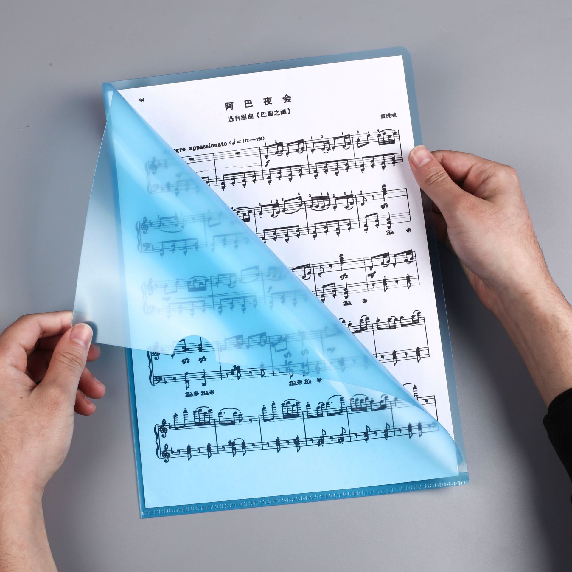 L-Shape Document Folder - A4 Size (6 pcs-mix colour/white colour ...