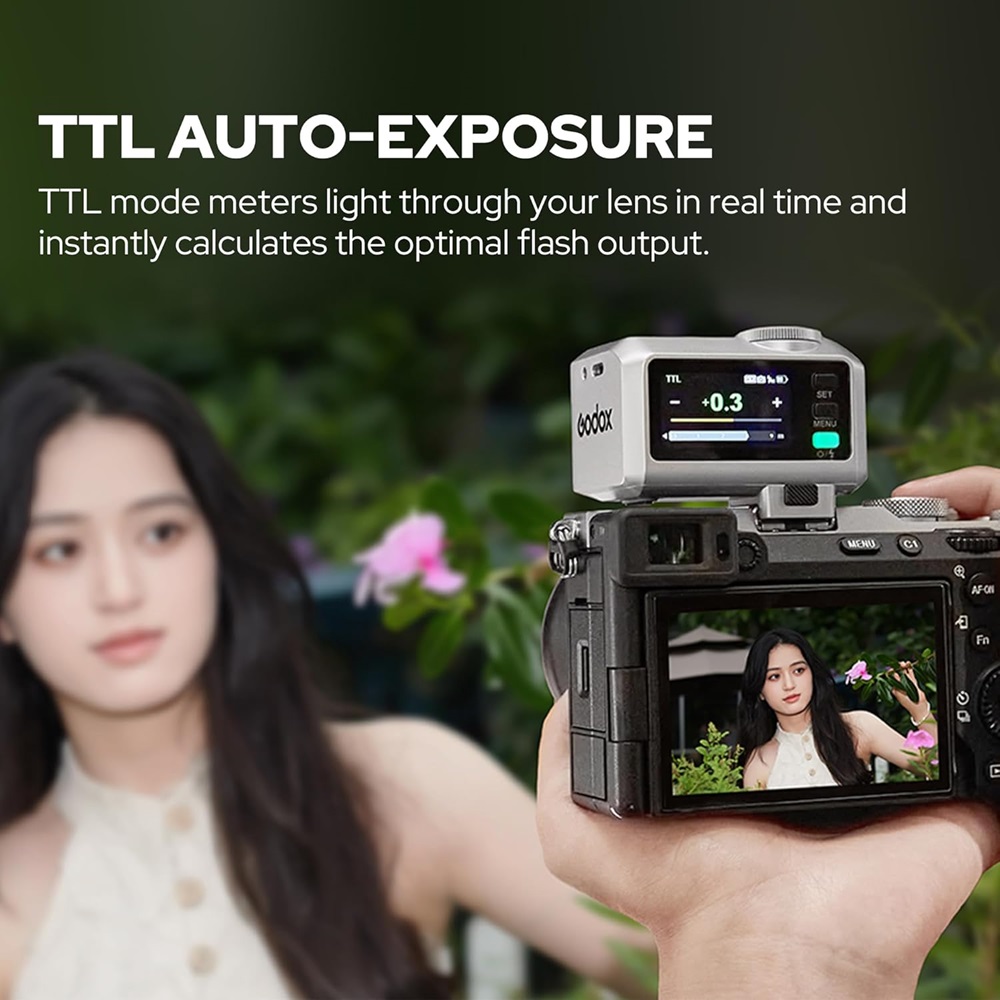 GODOX IT30Pro-S Flash Pour Appareil Photo,TTL Auto-Exposition 2.4GHz System 1/8000s High-Speed Sync Small Flash With Full-Color Touchscreen