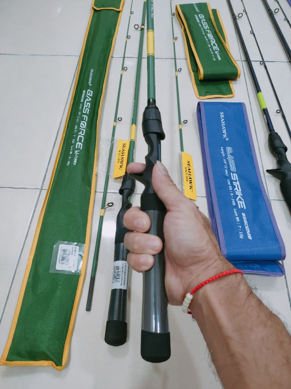 Seahawk Rod Single Hand joran Bass Force, joran pancing Bass Strike Rod ...