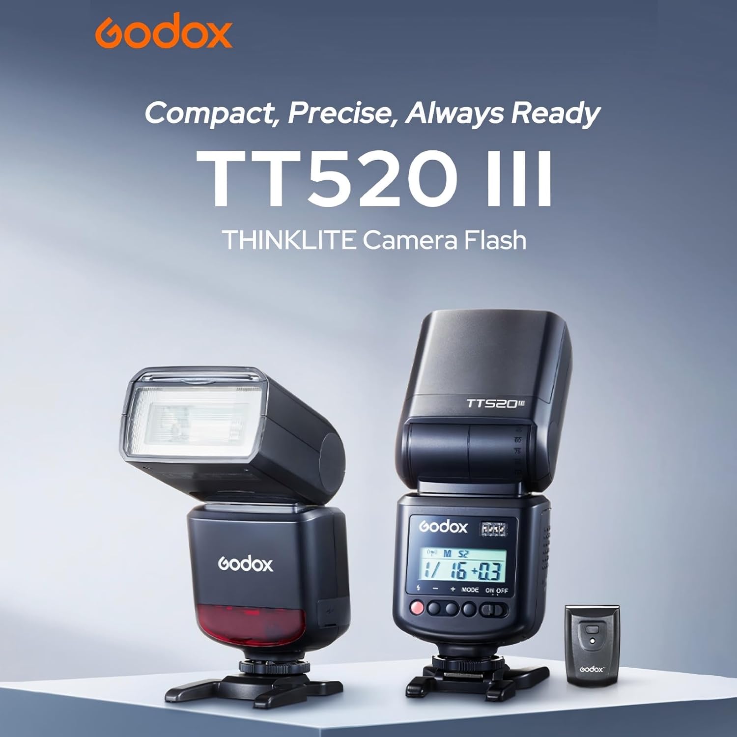 Godox TT520III Universal Camera Flash Speedlite Wireless Transmission ...