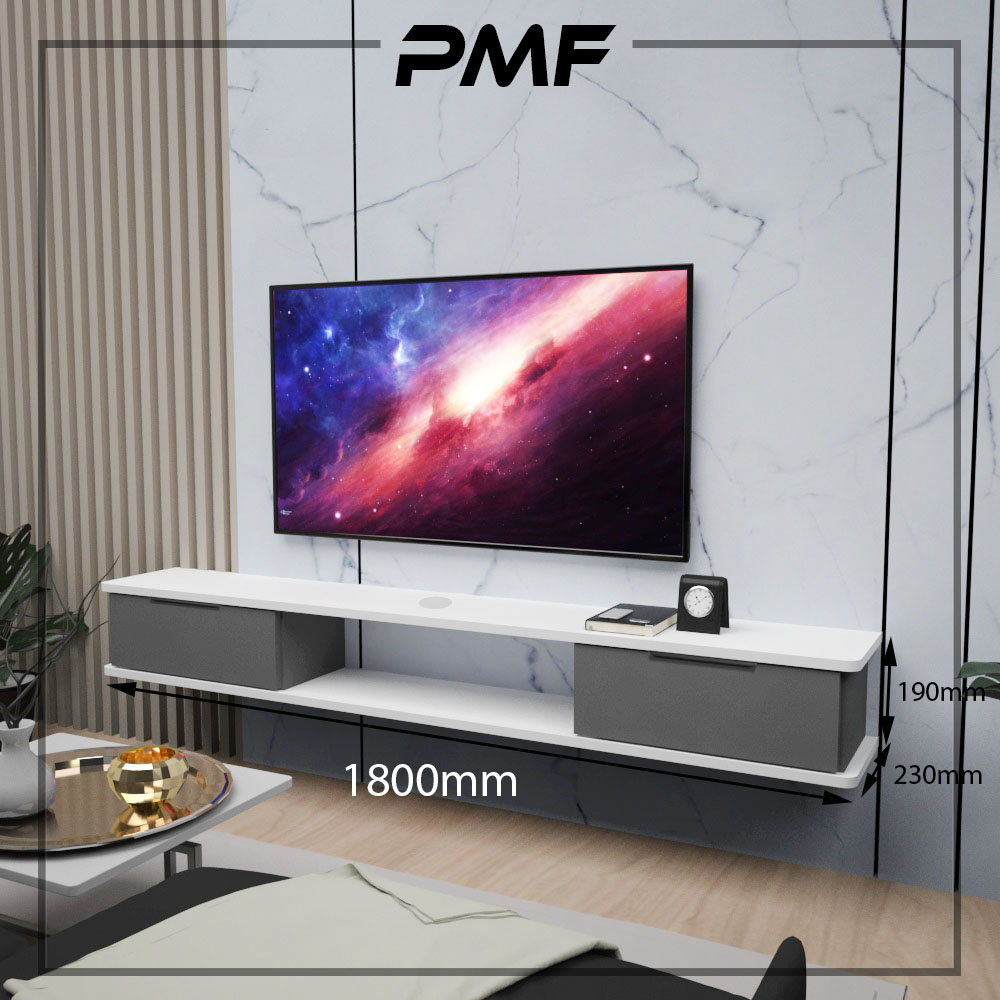 PMF TV Cabinet Modern / Rack TV / Rak TV / Almari TV / Perabot Kaca TV ...