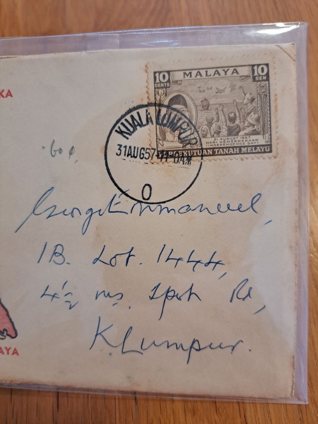 Vintage Setem Koleksi 31st August 1957 Merdeka FDC Private Cover ...