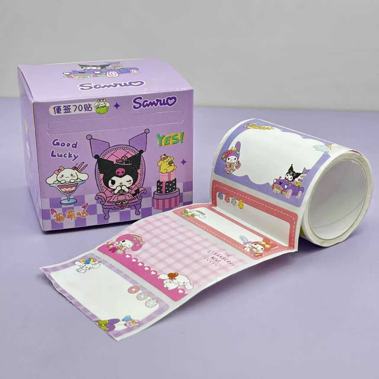 STICKY NOTES Kanak Kanak Nota Comel Cute Capybara Sanrio Stitch Memo ...