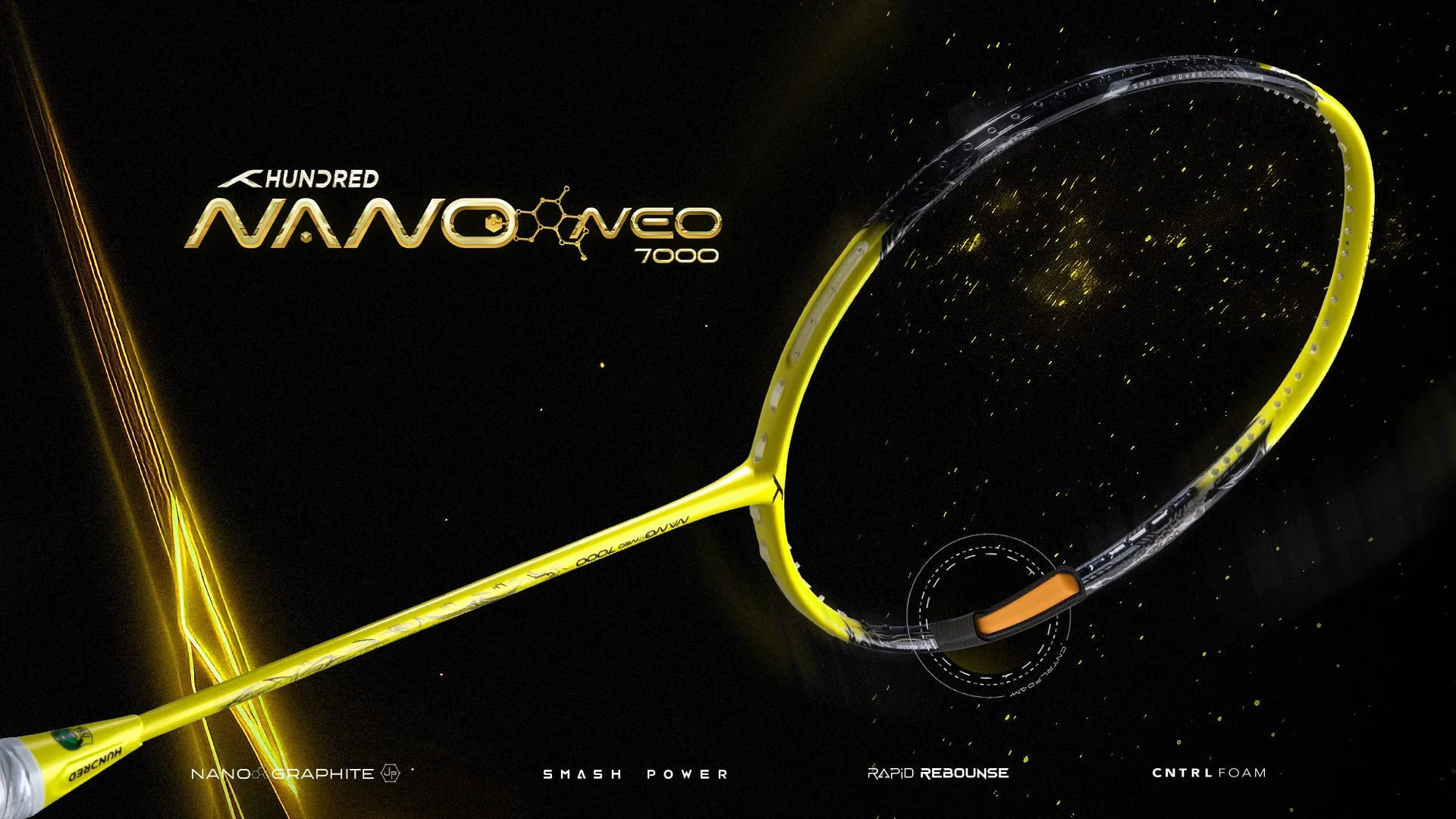 [EXCLUSIVE ONLINE] HUNDRED NANO NEO 7000 4U/5U BADMINTON RACKET ...