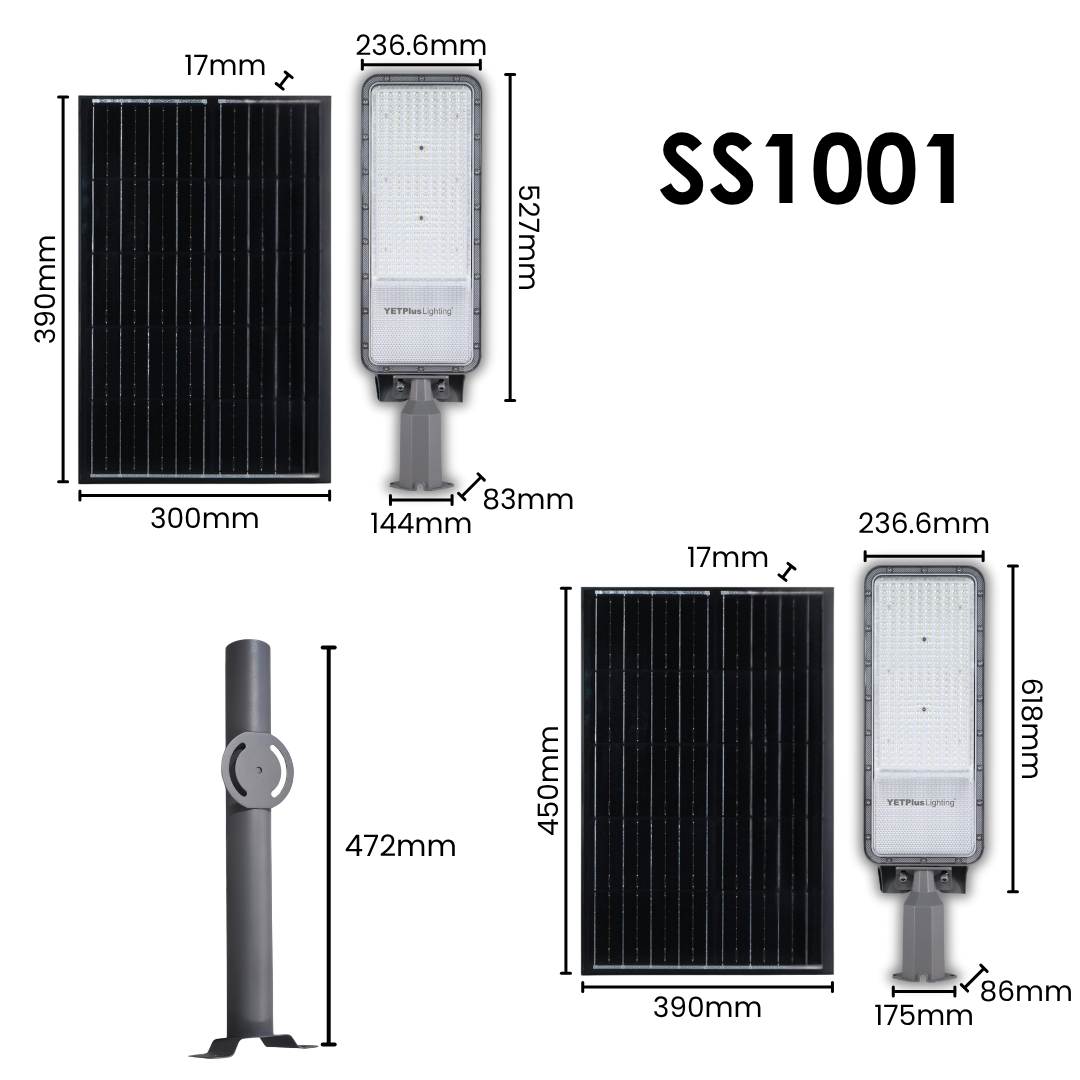YETPlus Outdoor Solar Lamp JD6003 SS1001 SS1002 IP65 Waterproof Lampu ...
