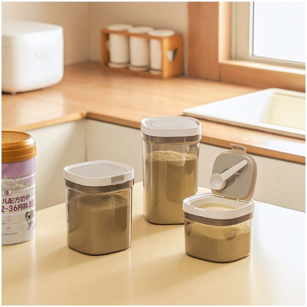Stackable Airtight Food Storage Container | BPA-Free Transparent ...