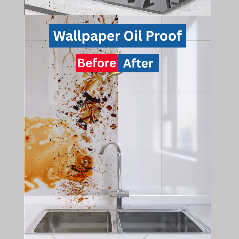 AWM Kitchen Sticker oil proof Sticker Dapur Kalis minyak Wallpaper ...