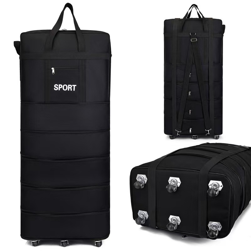 Expandable Foldable Luggage 23/31/39/45 Inch 6 Heavy Duty Wheels Bag ...