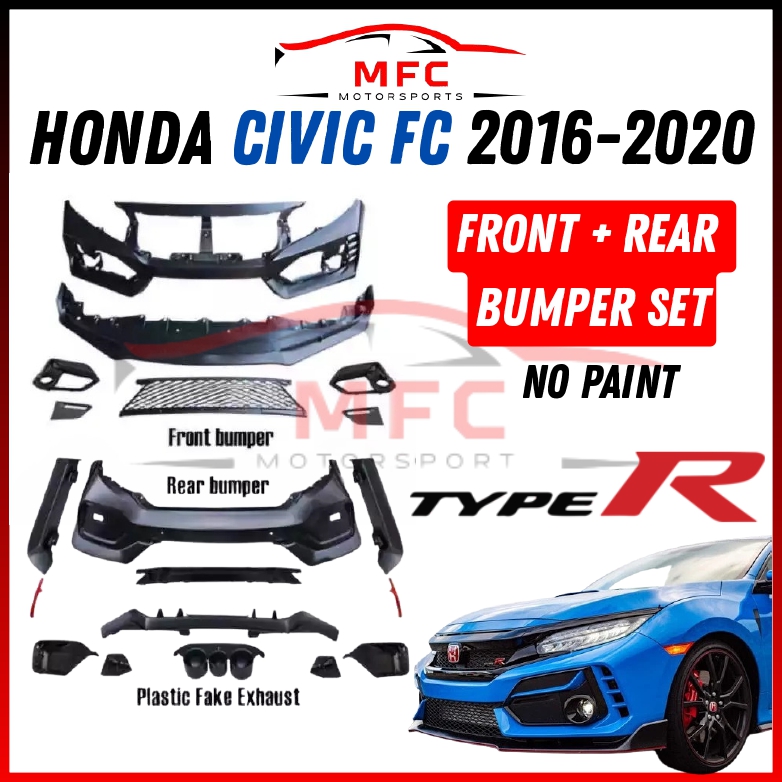 Honda Civic FC (2016-2020) Type-R FK7 FK8 Bodykit Front Bumper Rear ...