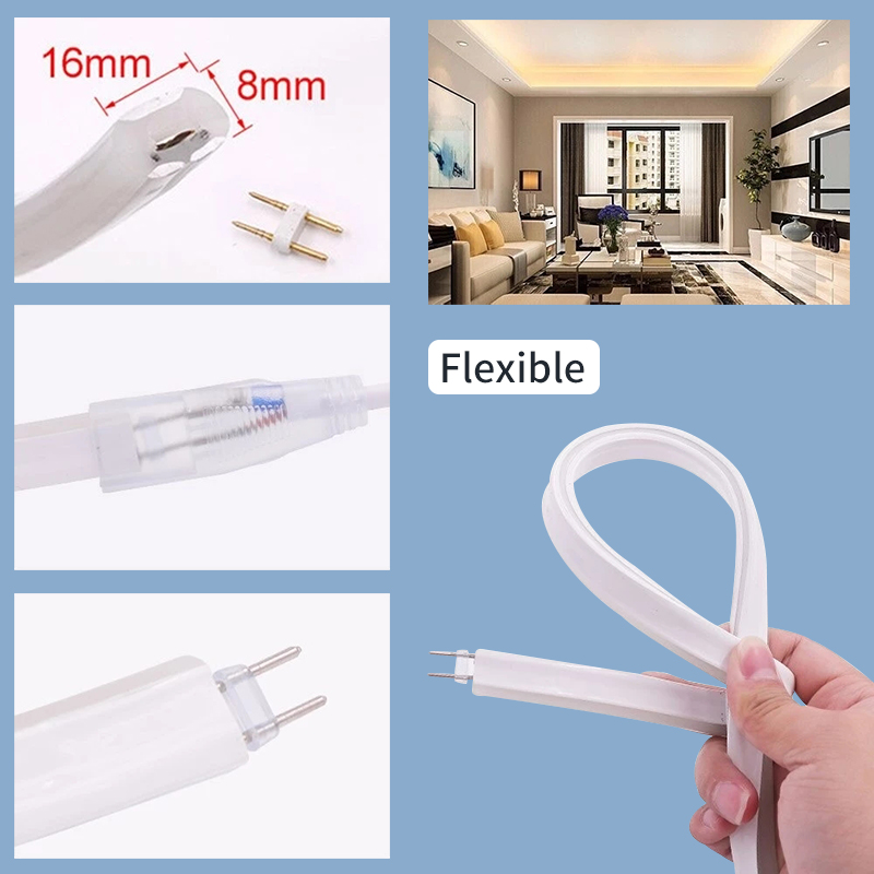 Lamp Strip Plug Pin Tail Connector Straight L Shape T Shape for LED ...