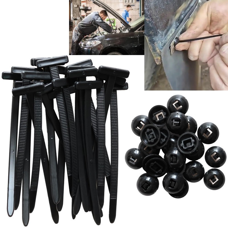 100Pcs Nylon Universal Cable Tie/Buckle Cable Tie/Retainer Nylon Buckle ...