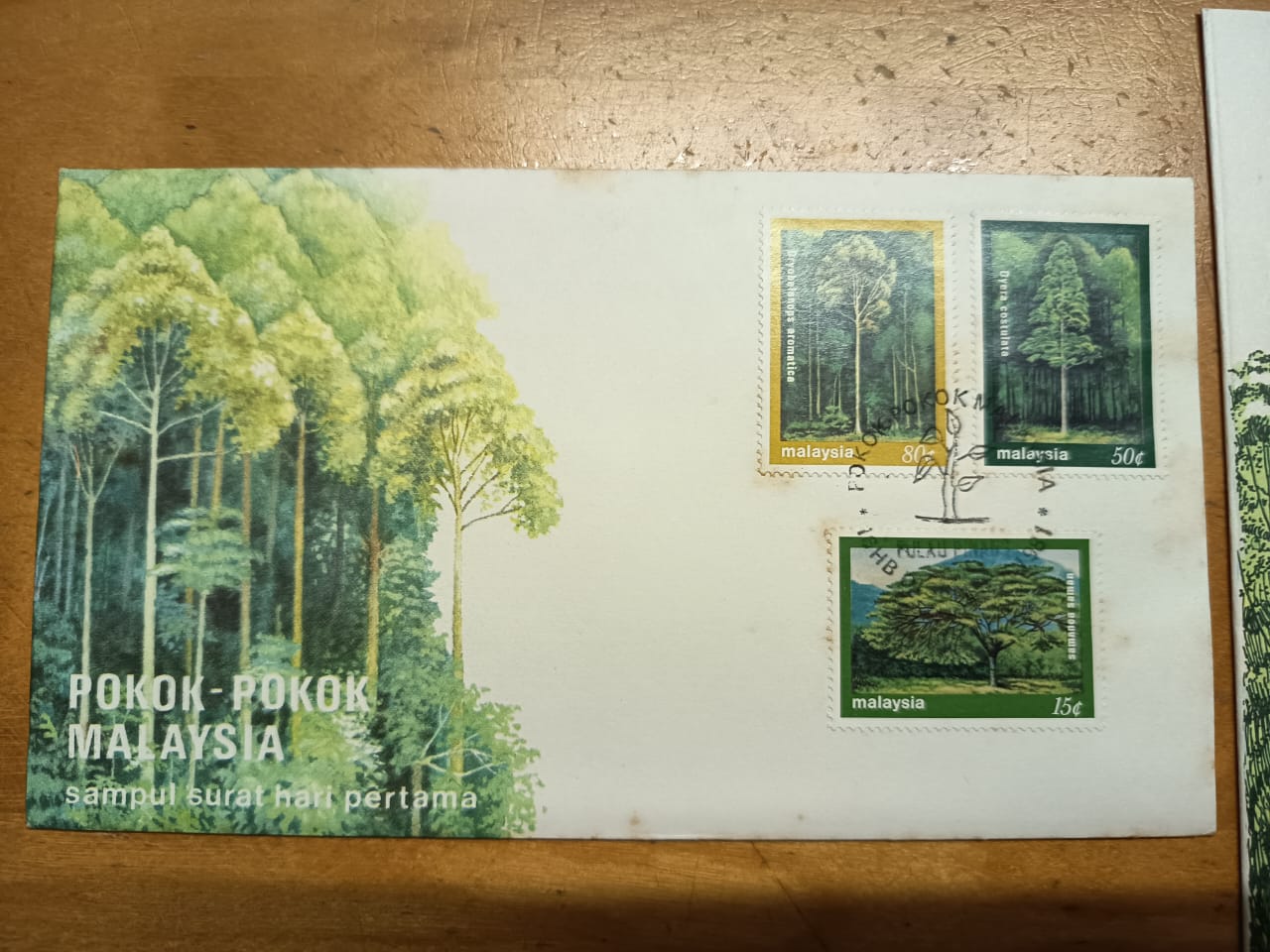 1981 Pokok-Pokok Malaysia Setem FDC Cop Khas Rasmi & Risalah Asal Trees ...
