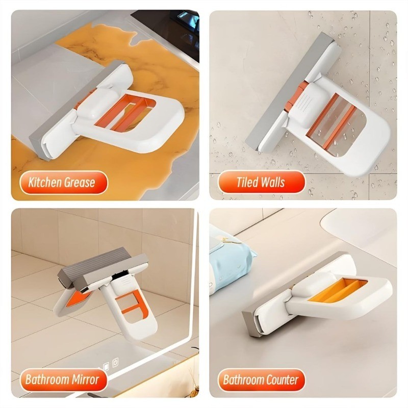 Mini Mop For wiping the table Foldable Durable Desktop Hand-Free Table ...