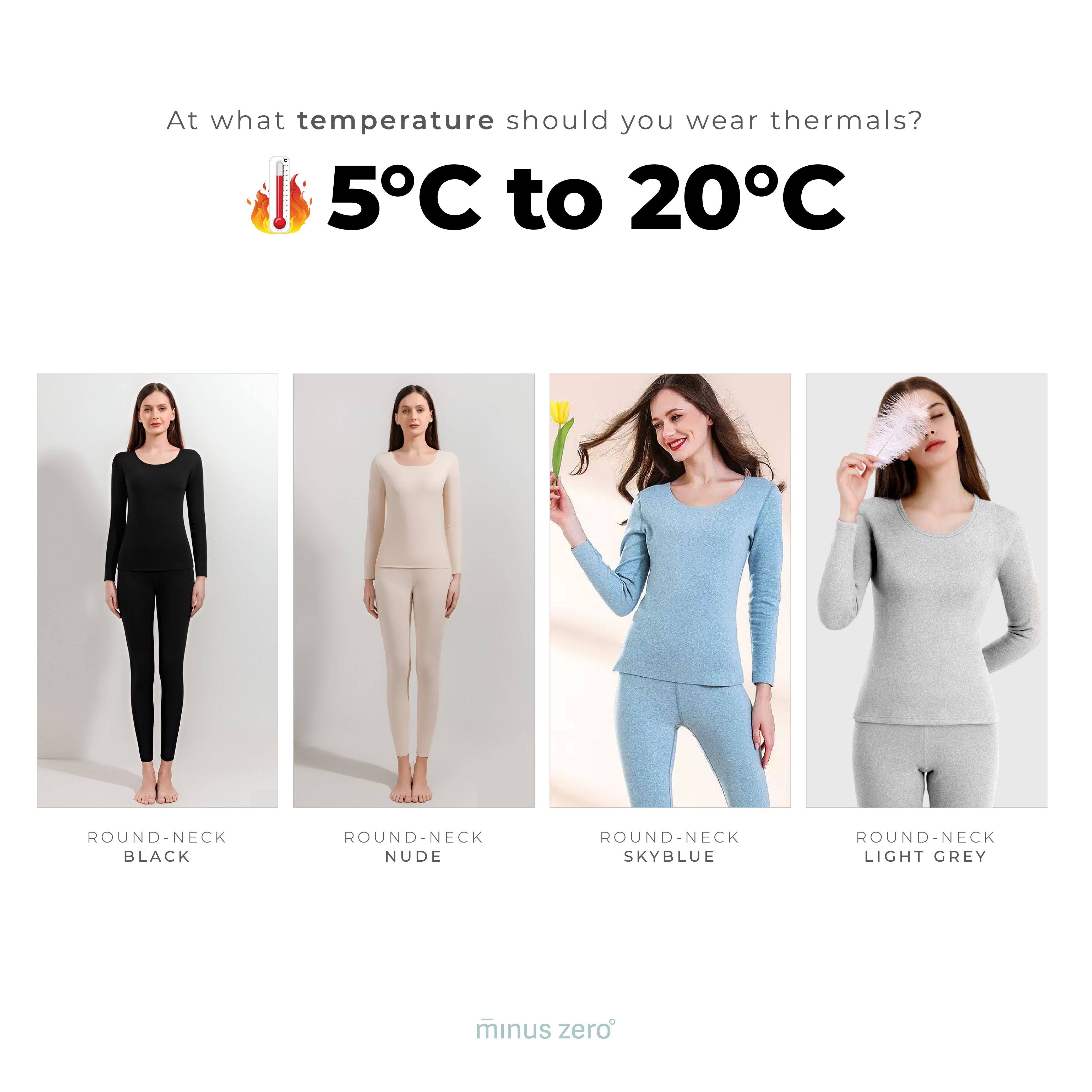 Women Premium Long Johns Thermal Underwear for Winter, Base Layer Women ...