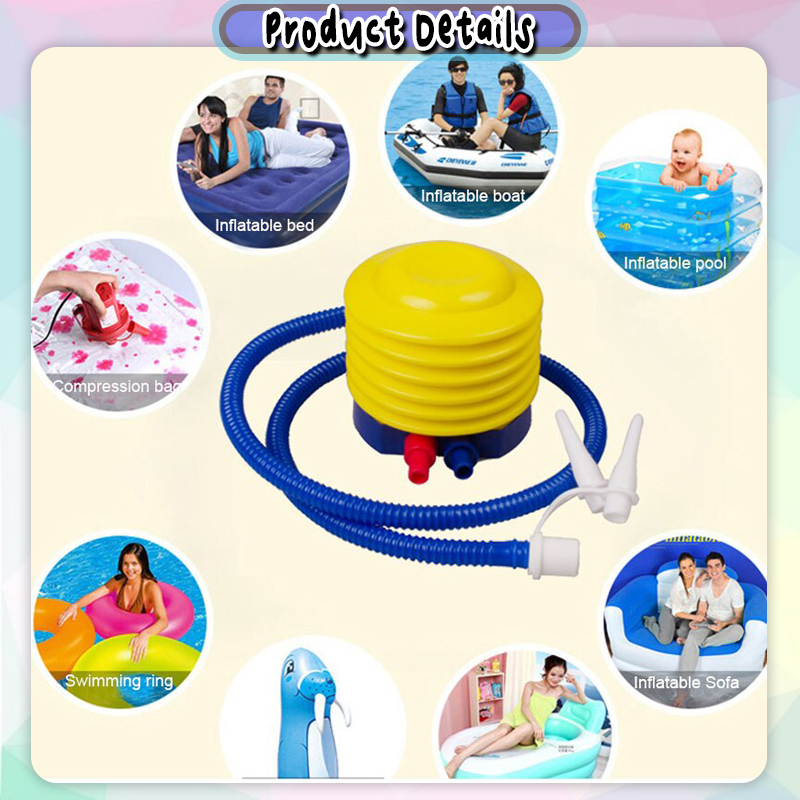 [Little B House] Foot Air Pump Inflator Pump Hand Pimp Inflatable Pool ...