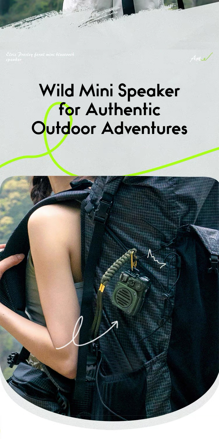 MUZEN WILD MINI Rugged Outdoor Portable Bluetooth Speaker Waterproof ...
