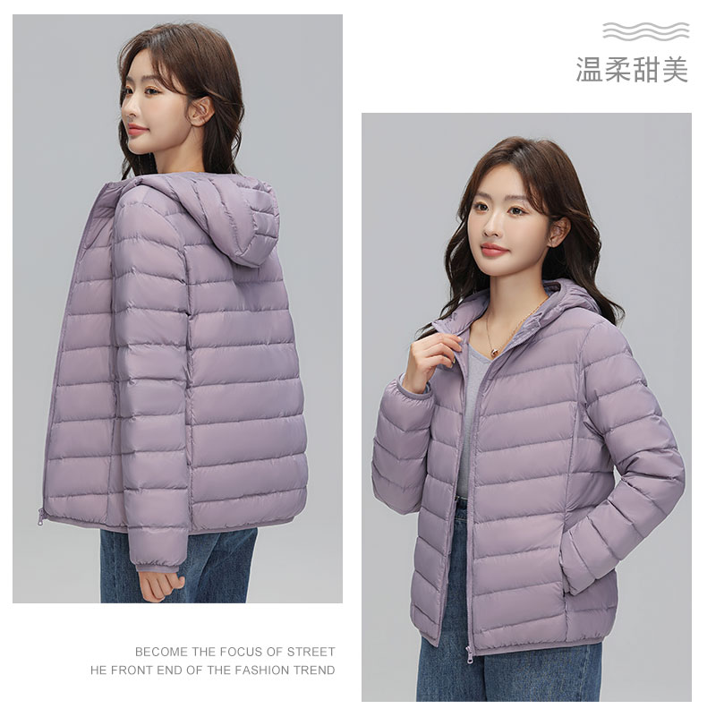 2 In 1Ultra Light Down Jackets Women Both Sides Wear 90% Duck Down Coats Lady Waterproof Portable Puffer Jacket Outerwear JK-869