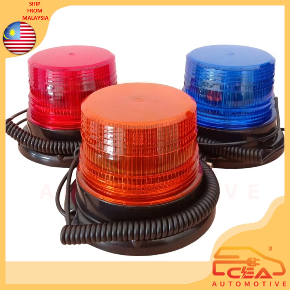 12V 24V 1PCS CAR LED STROBE WARNING LIGHT EMERGENCY VEHICLE BEACON LAMP ...